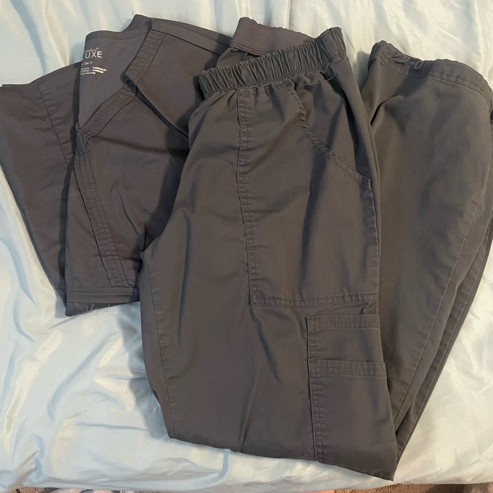 cherokee scrubs charcoal grey